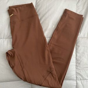 WHITNEY SIMMONS x GYMSHARK mesh leggings in brown!